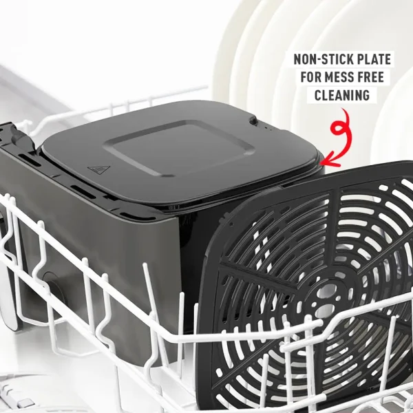 سرخ کن بدون روغن تفال مدل EY855 استیل - تصویر 5