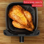 سرخ کن بدون روغن تفال مدل EY855 استیل - تصویر 3