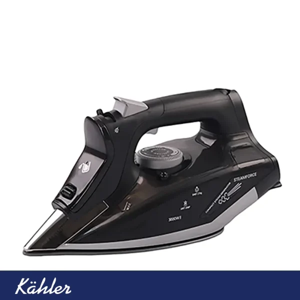 اتو بخار کاخلر مدل KH-813 نقره ای مشکی - تصویر 1