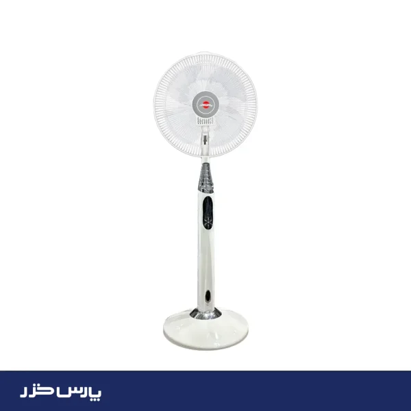 پنکه ایستاده پارس خزر مدل Raana سفید طوسی - تصویر 1