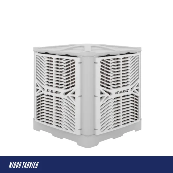 کولر پلیمری سلولزی نیرو تهویه البرز 25000 مدل TYPHOON6/250D پایین زن - تصویر 1