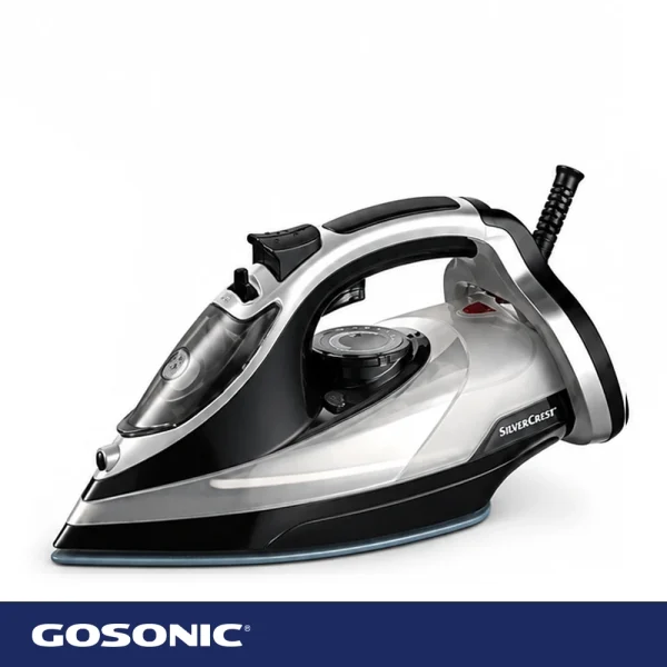 اتو بخار گوسونیک مدل GSI-306 مشکی نقره ای - تصویر 1