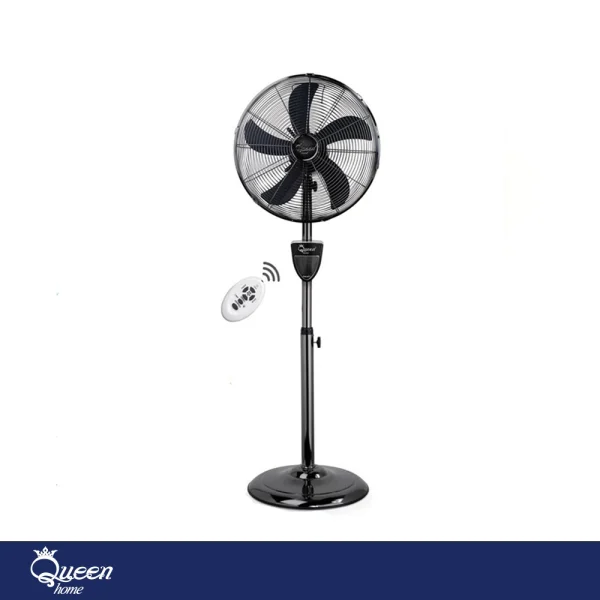 پنکه دو منظوره کویین هوم مدل QH-6680 رنگ تیتانیوم - تصویر 1