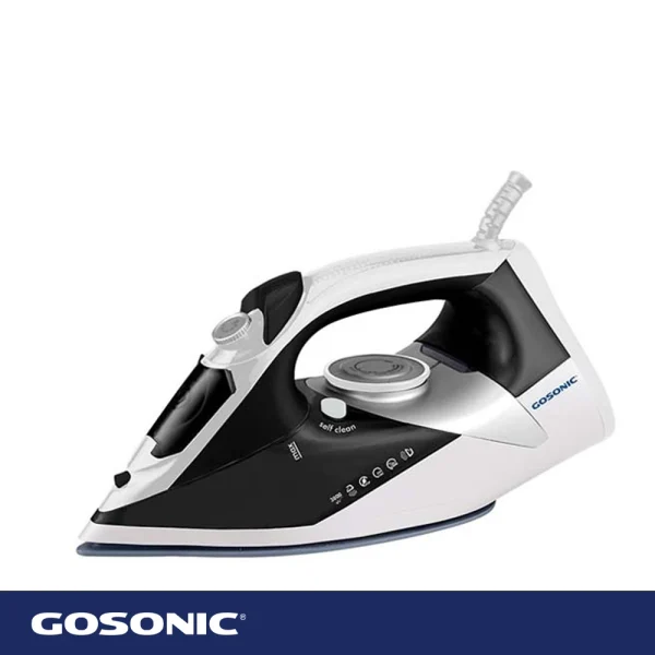 اتو بخار گوسونیک مدل GSI-298 مشکی سفید - تصویر 1